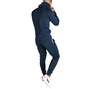 Conjunto de chándal con capucha de poliéster personalizado para hombre 2024, ropa deportiva para correr en el gimnasio, chándal con capucha para ejercicio de invierno - Product Image 4