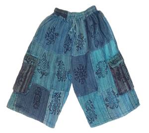 Pantalones cortos de algodón lavados a la piedra para hombre al por mayor, transpirables, estilo bohemio hippie, directos del proveedor de la India, al por mayor - Product Image 5