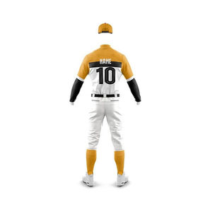 Ensembles de Tenues de Baseball pour Adultes Imprimés par Sérigraphie 100% Polyester Respirant Anti-UV Évacuation de l'Humidité Taille Plus Équipe de Softball - Product Image 6