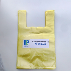 Bolsas de Plástico Desechables Transparentes de HDPE con Logotipo Personalizado OEM, Bolsa para Camisetas, Color Personalizado, Tamaño Personalizado, Asa de Longitud Ajustable, Digital - Product Image 3
