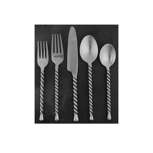 Juegos de Cubiertos de Acero Inoxidable de Diseño Moderno con Baño de Oro para Restaurante y Utensilios de Cocina - Product Image 4