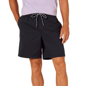 Pantalones cortos deportivos de secado rápido de alta elasticidad 2 en 1 con cintura elástica y bolsillo lateral para correr - Product Image 1