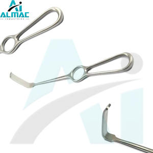 ALMAC CE ISO Aprobado Kocher Langenbeck Retractor 21,5 cm Acero inoxidable Instrumentos quirúrgicos de alta calidad Retractor de tejidos - Product Image 1