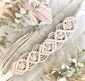 Macrame Curtain <b>Tie</b> <b>Backs</b> / Boho Curtain Decor - Product Image 1