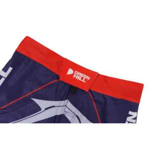 Pantalones Cortos de MMA Sublimados Blancos con Diseño Personalizado GREEN HILL, Ropa Deportiva Elástica para Gimnasio, para BJJ y Artes Marciales (10507) - Product Image 6