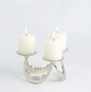 Nouveau design unique bougeoir en métal pour décorer la maison festive hôtel restaurant décoration de table de mariage quantité en vrac vente chaude - Product Image 4