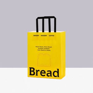 Túi cà phê tùy chỉnh Kraft phẳng xử lý tùy chỉnh bán buôn nâu cho món quà cup tùy chỉnh thực hiện Kích thước giá rẻ Vàng túi giấy - Product Image 2