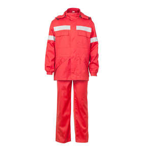 Traje de Bombero de Meta Aramida IIIA Ignífugo con Membrana Impermeable de Cuatro Capas - Product Image 2
