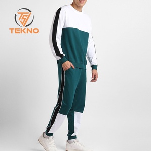 ชุดวอร์มสำหรับผู้ชายชุดวิ่งออกกำลังกายผ้าคอตตอนทรงสลิมฟิตชุดวอร์มชุดวอร์มสำหรับผู้ชายน้ำหนักปานกลางไม่เหมือนใครดูคอกลมของผู้ชาย - Product Image 2