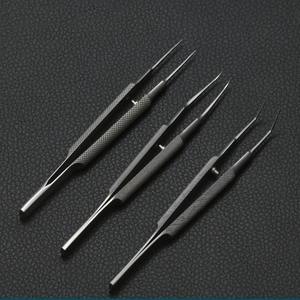 Instrumentos de Microcirugía Oftalmológica, Mango Quirúrgico, Micro Pinzas de Acero Inoxidable y Aleación de Titanio, Doble Palpebra Manual - Product Image 2