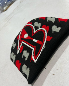 Moda de invierno Waffle Beanie Logotipo personalizado Hombres Gorros Sombrero Waffle Knit Beanie con etiqueta privada/etiqueta tejida hecha en fábrica - Product Image 3