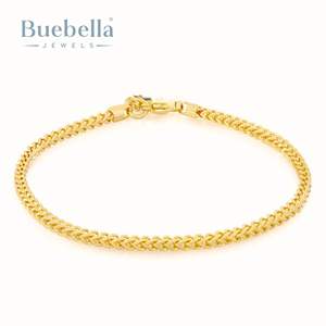 5mm 18K Gold and 925 <b>Silver</b> Plated Moissanite Franco <b>Bracelet</b> for <b>Men</b> <b>Bracelets</b> and Bangles - Product Image 1