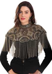 ชุดเทศกาลคลับสำหรับผู้ใหญ่ผ้าโพลีเอสเตอร์ปักเลื่อมเลื่อมลายเป็นเส้นสำหรับงานเลี้ยงในงานเทศกาลสง่างามสวยงาม - Product Image 3