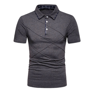 Camisas de Manga Corta para Hombre con Logotipo Personalizado, Tejidas, Transpirables, de Secado Rápido, Sostenibles, Casuales, con Cuello Camisero, Estilo Golf - Product Image 5