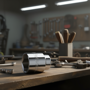 Chiavi a Bussola Esagonali e Quadrate Cromate da 1/2 Pollice con Attacco Femmina - Product Image 3