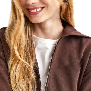 Cofmortable – Nouvelle Arrivée : Sweat à Capuche Court Professionnel Personnalisé pour Femme, Qualité Premium, Hiver/Automne, 100% Coton Polaire - Product Image 2