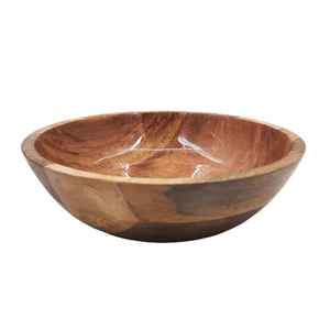 <b>Serving</b> <b>Bowl</b> <b>Large</b> Acacia Wood Pedestal <b>Bowl</b> Custom Design Wooden Decorative Fruit <b>Bowl</b> From Indian Manufacturer by Lodi Impex - Product Image 1