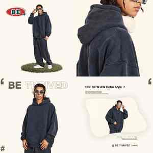 2025 Otoño Invierno deportes moda desgaste suelto forro polar Sudadera con capucha engrosada estilo europeo americano para Sudadera con capucha - Product Image 6