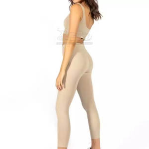 Bas prix femmes Yoga ensemble 100% coton fait femmes Yoga ensemble vente chaude femmes Yoga ensemble à vendre - Product Image 2