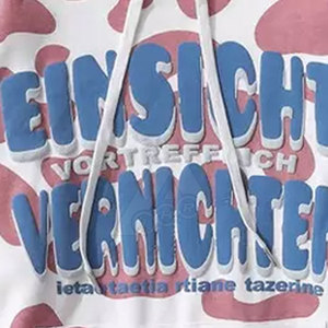 Sudadera con Capucha Personalizada Unisex de Color Sólido, Algodón/Poliéster, Felpa, Informal, Invierno, Impresión Puff, ODM, MOQ Bajo - Product Image 4