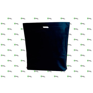 Bolsa Troquelada Negra 50x50+10cm 60gsm Novotex TNT 250pcs B2B - Product Image 1