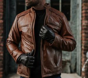 Veste en cuir pour hommes Top Design 100% de haute qualité avec doublure Quilt Full Sleeve à prix raisonnable conception personnalisée disponible - Product Image 2