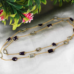 Wholesale <b>Fine</b> <b>Choker</b> Crystal & Amethyst Gemstone <b>Necklace</b> - Product Image 1