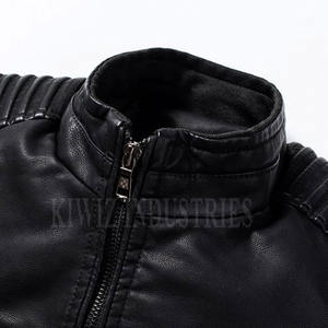 แจ็กเก็ตหนังแฟชั่นสำหรับผู้ชายดีไซน์ใหม่สำหรับฤดูหนาว - Product Image 2