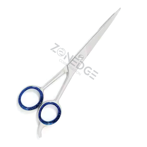 Ciseaux de coiffeur à poignée confortable de couleur différente dernière conception en acier inoxydable ciseaux de coiffeur pour hommes - Product Image 1