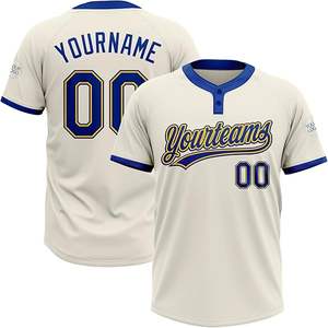 100% Polyester personnalisé Baseball chemise sublimé en gros personnalisé Baseball Jersey broderie adulte Baseball Jersey - Product Image 1