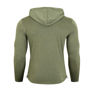 Winter Men's Custom Hoodies 100% Cotton Plain Dyed High Quality Eco-Friendly Wholesale - Product Image 6