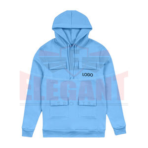 เสื้อฮู้ดกีฬาแบบสวมหัวของผู้ชายเสื้อมีกระเป๋าใส่ของสี่ช่องใส่โลโก้ออกแบบได้ตามที่ต้องการดีไซน์ล่าสุดมีขนาด XS - Product Image 5