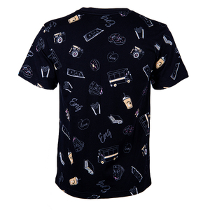 T-shirt à col rond de haute qualité pour hommes et femmes | Impression graphique de couleur unie respirante surdimensionnée 100% coton | ODM OEM disponible - Product Image 3