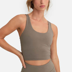 Camisetas Deportivas Flexibles con Espalda Cruzada para Mujer, Cortas, Transpirables, de Secado Rápido, Diseñadas para Entrenamientos Físicos, Cómodas de Usar - Product Image 1