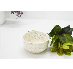 Bicolore Couleur Classique Look Moderne Luxe Royal Fancy Céramique Bol de Service Émail Offre Spéciale Designer Forme Ronde Bol de Service - Product Image 5