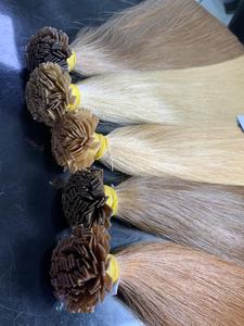 Punta plana preadherida queratina cabello humano precio al por mayor crudo vietnamita 100 gramos extensiones de cabello recto - Product Image 2