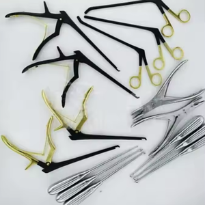 Surgiright Set 15 instrumentos quirúrgicos ortopédicos de alta calidad incluye curetas de hueso Kerrison Rongeurs hechas de acero manual Power - Product Image 4