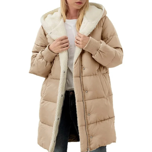 Doudounes longues pour femmes avec matériau chaud à l'intérieur Veste matelassée personnalisée de meilleure qualité pour l'hiver - Product Image 5