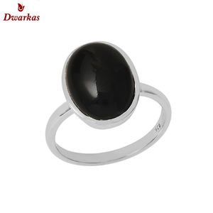 แหวนเงินแท้ 925 ทรงรี ประดับพลอยออนิกซ์สีดำ งานแฮนด์เมด ดีไซน์คลาสสิก โดดเด่น สำหรับผู้ชาย มีสินค้าพร้อมส่ง ราคาถูก - Product Image 1