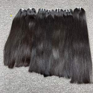Extensions de cheveux de trame vierge de haute qualité 100% Grand stock de cheveux frontaux noirs Nouveaux cheveux crus vietnamiens - Product Image 2
