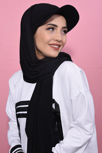 Nouvelle saison femmes écharpes Hijabs casquette et Bonnet monté châle vêtements islamiques Abaya tunique produits turcs robes modestes - Product Image 4