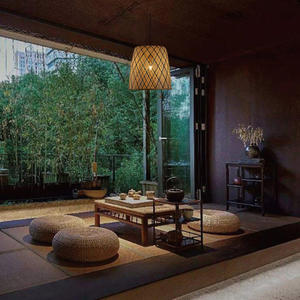 Cubiertas de luz de proveedor calificado de Vietrustic para luces de techo, pantalla de lámpara de ratán de bambú, salas de estar con lámparas - Product Image 6