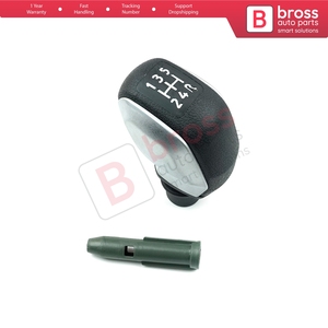 BSP980 ual Gear 5 Speed Shift Stick Knob <b>Styling</b> <b>Head</b> Matt Silver 96738471VV For - Product Image 2