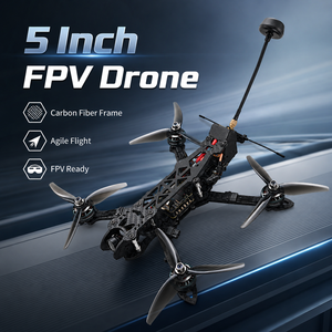 Dron FPV de 5 Pulgadas, Quadcopter con Marco de Fibra de Carbono, Motor sin Escobillas, Cámara FPV, UAV Ligero para Entrenamiento, OEM, ODM - Product Image 2