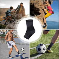 Manchon de compression ajustable tricoté pour le sport (football, basketball) – Protection et soutien de la cheville pour femmes et hommes