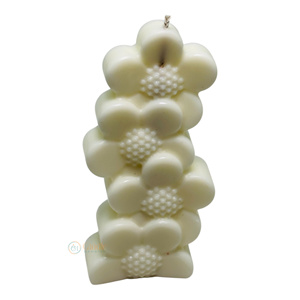 เทียนแท่งขี้ผึ้งถั่วเหลืองสำหรับตกแต่งบ้าน5ใบ4ดอกสำหรับตกแต่งเทศกาลคริสต์มาสงานปาร์ตี้วันเกิดงานแต่งงานเทศกาลอีสเตอร์ - Product Image 2