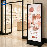Pantalla LCD Táctil ZDHQ de 98 Pulgadas con Sistema Android, Cartel Digital para Uso en Interiores en Metro y Centros Comerciales
