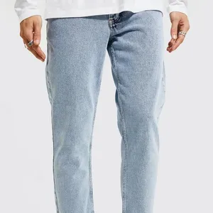 Pantaloni 2024 da uomo in Denim elasticizzato da uomo europei e americani Cross border autunno nero pantaloni aderenti jeans da uomo