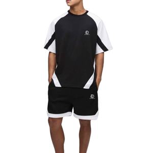 Nuevos conjuntos de pantalones cortos informales con logotipo OEM para hombre, camiseta de manga corta, pantalones cortos, conjunto de chándal sólido, ropa de marca para hombre, conjunto de verano para hombre - Product Image 4