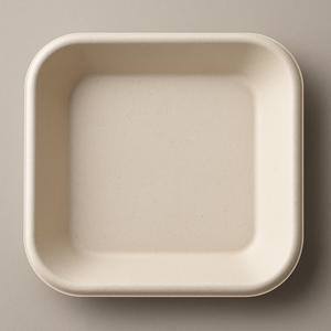 Plateau Récipient Alimentaire Biodégradable Respectueux De L'environnement Plateau Bagasse Canne À Sucre Jetable Étanche Compostable Recyclable - Product Image 5